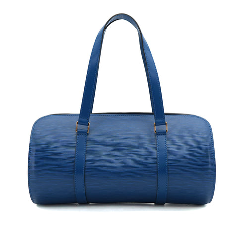 LOUIS VUITTON EPI SOUFFLOT HAND BAG LEATHER TOLEDO BLUE M52225 90315880