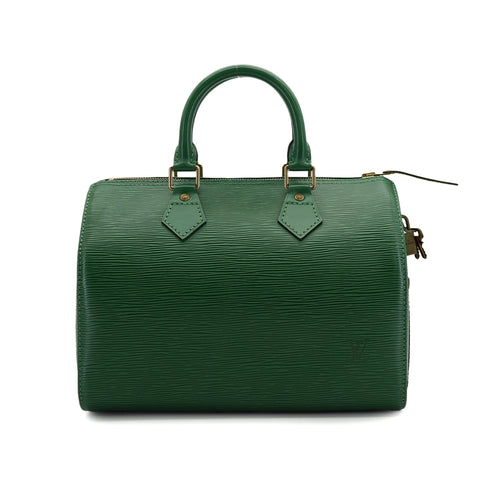 LOUIS VUITTON EPI SPEEDY 30 HAND BAG BORNEO GREEN LEATHER M43004 90326655
