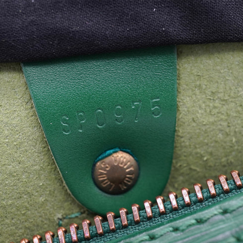 LOUIS VUITTON EPI SPEEDY 30 HAND BAG BORNEO GREEN LEATHER M43004 90326655