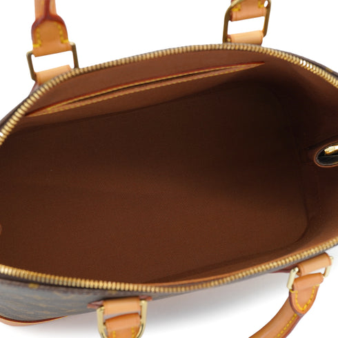 LOUIS VUITTON MONOGRAM ALMA HAND BAG BROWN MONOGRAM CANVAS M51130 90327602