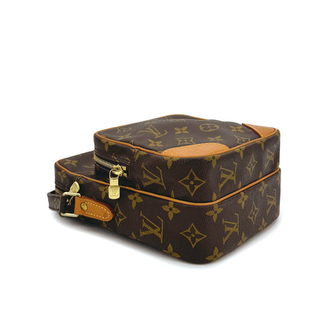 LOUIS VUITTON MONOGRAM AMAZONE SHOULDER BAG BROWN M45236 90312563