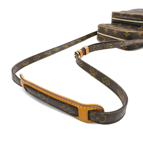 LOUIS VUITTON MONOGRAM AMAZONE SHOULDER BAG BROWN M45236 90312563