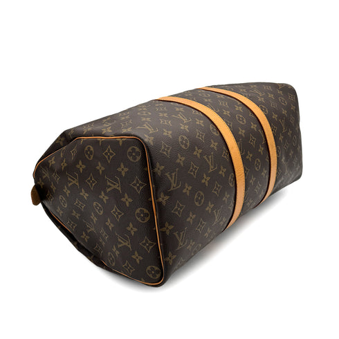 LOUIS VUITTON MONOGRAM KEEPALL 45 LUGGAGE BROWN M41428 90312612