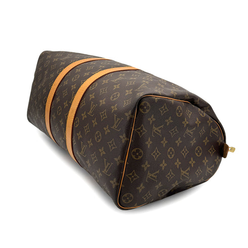 LOUIS VUITTON MONOGRAM KEEPALL 45 LUGGAGE BROWN M41428 90312612