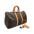 LOUIS VUITTON MONOGRAM KEEPALL 45 LUGGAGE BROWN M41428 90312612
