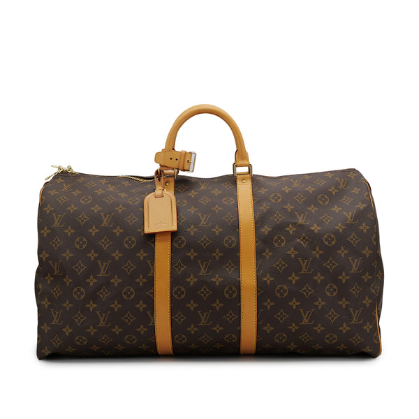 LOUIS VUITTON MONOGRAM KEEPALL 45 LUGGAGE BROWN M41428 90324137