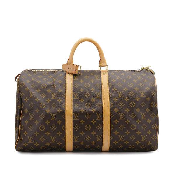 LOUIS VUITTON MONOGRAM KEEPALL 50 LUGGAGE BROWN M41426 90312584