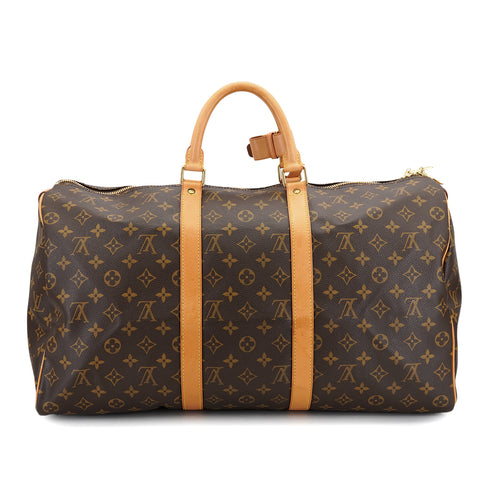 LOUIS VUITTON MONOGRAM KEEPALL 50 LUGGAGE BROWN M41426 90326762