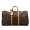 LOUIS VUITTON MONOGRAM KEEPALL 55 LUGGAGE BROWN M41424 90325943
