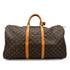 LOUIS VUITTON MONOGRAM KEEPALL 55 LUGGAGE BROWN M41424 90325943