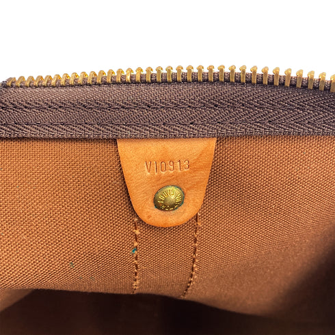 LOUIS VUITTON MONOGRAM KEEPALL 55 LUGGAGE BROWN M41424 90325943