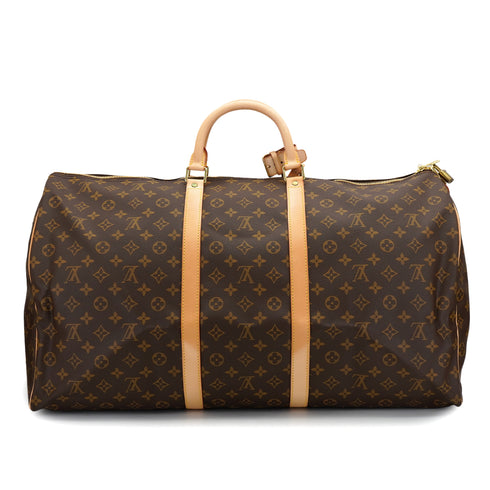LOUIS VUITTON MONOGRAM KEEPALL 60 LUGGAGE BROWN M41422 90328121