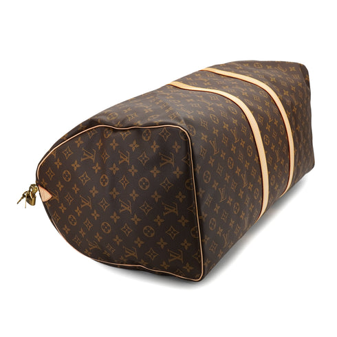 LOUIS VUITTON MONOGRAM KEEPALL 60 LUGGAGE BROWN M41422 90328121