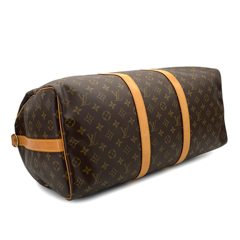 LOUIS VUITTON MONOGRAM KEEPALL BANDOULIERE 50 LUGGAGE BROWN M41416 90313849