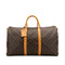 LOUIS VUITTON MONOGRAM KEEPALL BANDOULIERE 50 LUGGAGE BROWN M41416 90324136