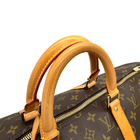 LOUIS VUITTON MONOGRAM KEEPALL BANDOULIERE 50 LUGGAGE BROWN M41416 90324136