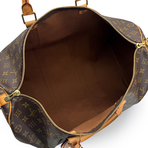 LOUIS VUITTON MONOGRAM KEEPALL BANDOULIERE 50 LUGGAGE BROWN M41416 90325322