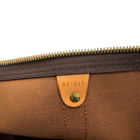 LOUIS VUITTON MONOGRAM KEEPALL BANDOULIERE 50 LUGGAGE BROWN M41416 90325322