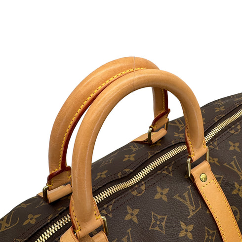 LOUIS VUITTON MONOGRAM KEEPALL BANDOULIERE 50 LUGGAGE BROWN M41416 90325326