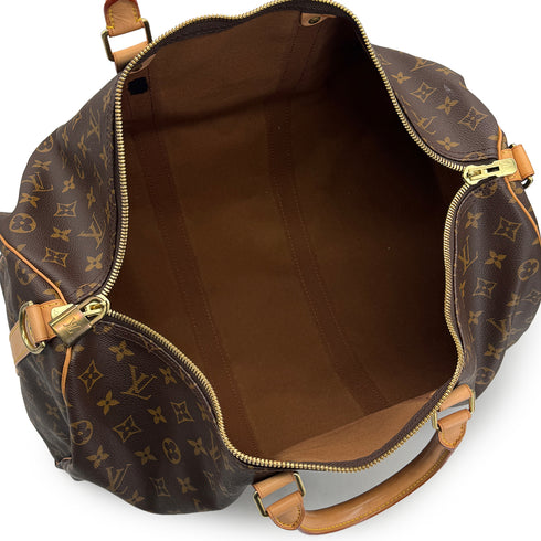 LOUIS VUITTON MONOGRAM KEEPALL BANDOULIERE 50 LUGGAGE BROWN M41416 90325326