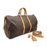 LOUIS VUITTON MONOGRAM KEEPALL BANDOULIERE 55 LUGGAGE BROWN M41414 90312566