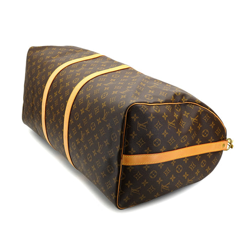 LOUIS VUITTON MONOGRAM KEEPALL BANDOULIERE 60 LUGGAGE BROWN M41412 90326761