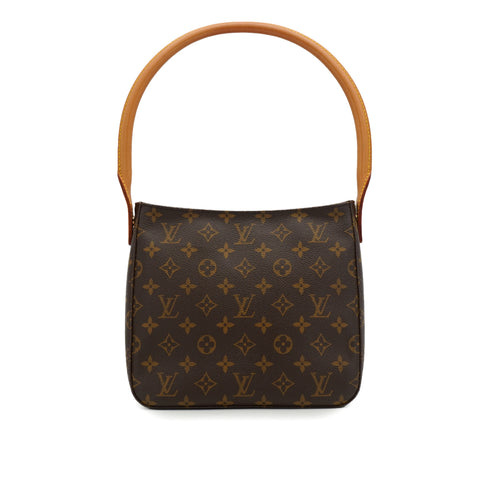 LOUIS VUITTON MONOGRAM LOOPING MM SHOULDER BAG BROWN M51146 90327603