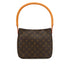 LOUIS VUITTON MONOGRAM LOOPING MM SHOULDER BAG BROWN M51146 90327870