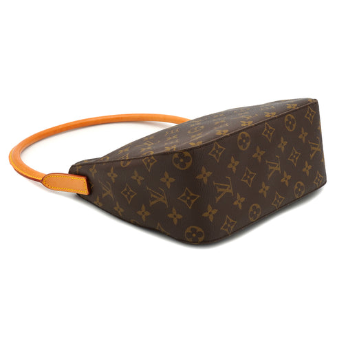 LOUIS VUITTON MONOGRAM LOOPING MM SHOULDER BAG BROWN M51146 90327870