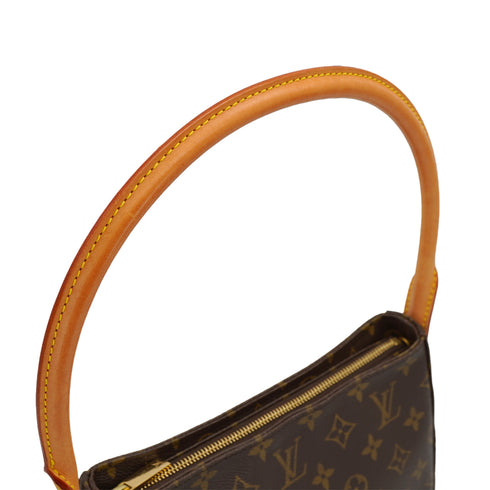 LOUIS VUITTON MONOGRAM LOOPING MM SHOULDER BAG BROWN M51146 90327870