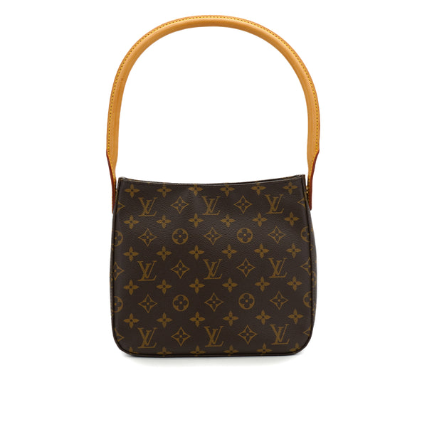 LOUIS VUITTON MONOGRAM LOOPING MM SHOULDER BAG BROWN M51146 90327873