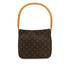 LOUIS VUITTON MONOGRAM LOOPING MM SHOULDER BAG BROWN M51146 90327873