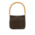 LOUIS VUITTON MONOGRAM LOOPING MM SHOULDER BAG BROWN M51146 90327873