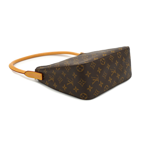 LOUIS VUITTON MONOGRAM LOOPING MM SHOULDER BAG BROWN M51146 90327873