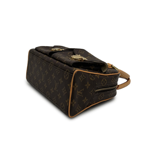 LOUIS VUITTON MONOGRAM MANHATTAN PM HAND BAG BROWN M40026 90325327