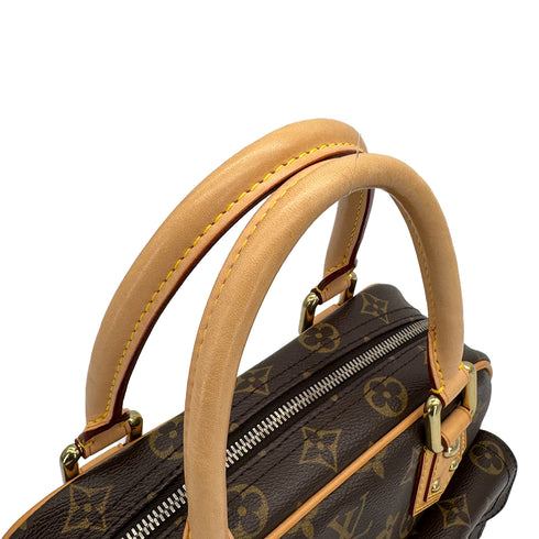 LOUIS VUITTON MONOGRAM MANHATTAN PM HAND BAG BROWN M40026 90325327