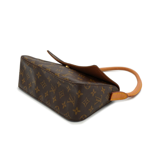 LOUIS VUITTON MONOGRAM MINI LOOPING SHOULDER BAG BROWN M51147 90326785
