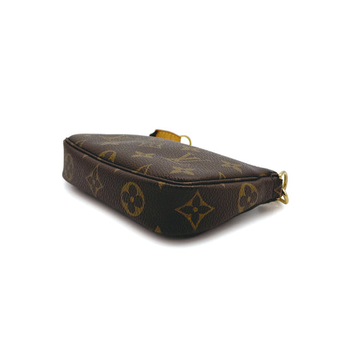 LOUIS VUITTON MONOGRAM MINI POCHETTE ACCESSOIRES HAND BAG BROWN M58009 90312589