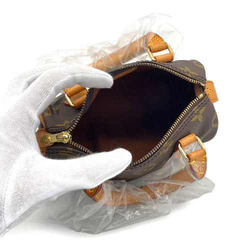 LOUIS VUITTON MONOGRAM MINI SPEEDY HAND BAG BROWN M41534 90325938