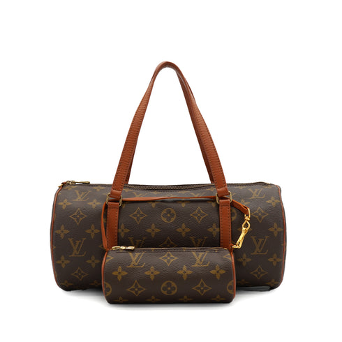 LOUIS VUITTON MONOGRAM PAPILLON 30 HAND BAG BROWN M51365 90327298