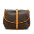 LOUIS VUITTON MONOGRAM SAMUR 35 SHOULDER BAG BROWN M42254 90330704