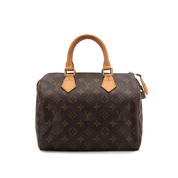 LOUIS VUITTON MONOGRAM SPEEDY 25 HAND BAG BROWN M41528 90312575