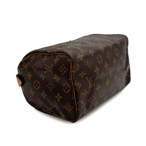 LOUIS VUITTON MONOGRAM SPEEDY 25 HAND BAG BROWN M41528 90312575