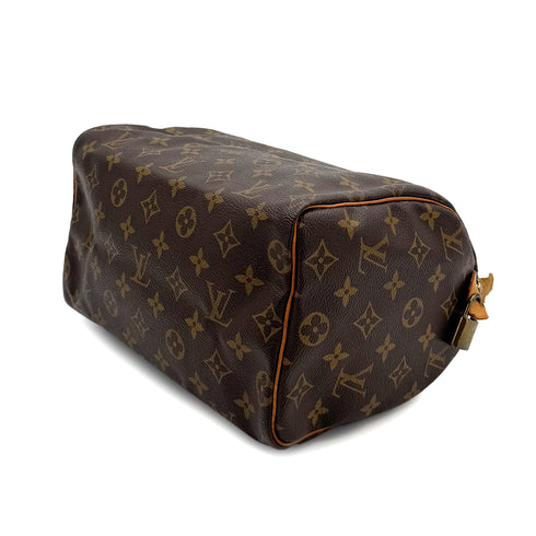 LOUIS VUITTON MONOGRAM SPEEDY 25 HAND BAG BROWN M41528 90312575