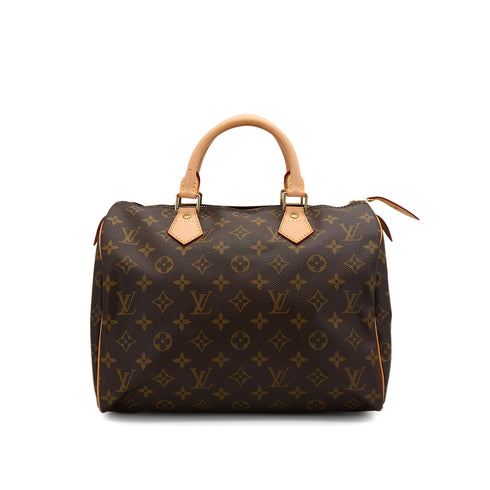LOUIS VUITTON MONOGRAM SPEEDY 30 HAND BAG BROWN M41526 90321157