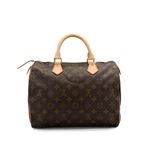 LOUIS VUITTON MONOGRAM SPEEDY 30 HAND BAG BROWN M41526 90321157