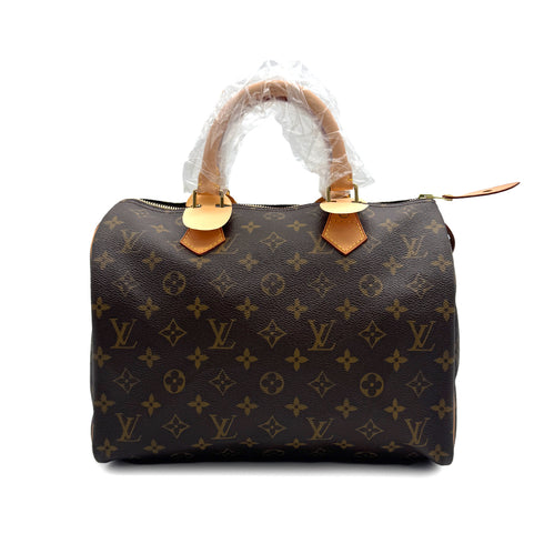 LOUIS VUITTON MONOGRAM SPEEDY 30 HAND BAG BROWN M41108 90319152