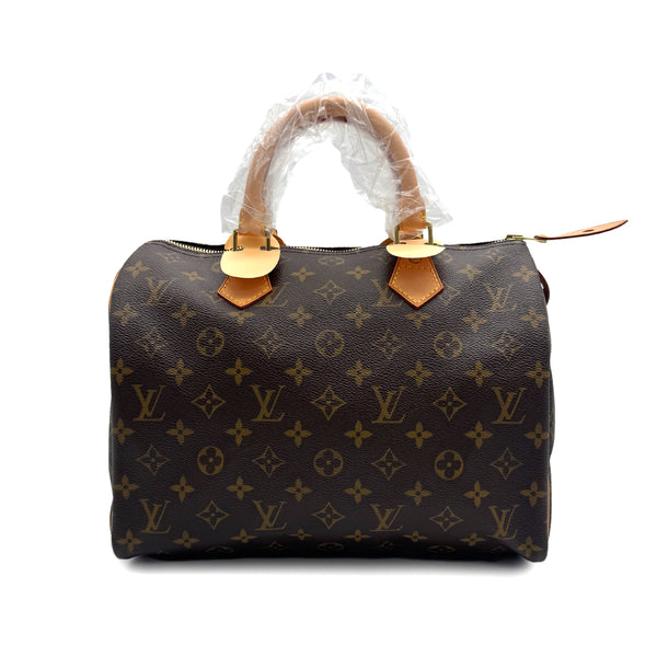 LOUIS VUITTON MONOGRAM SPEEDY 30 HAND BAG BROWN M41108 90319152