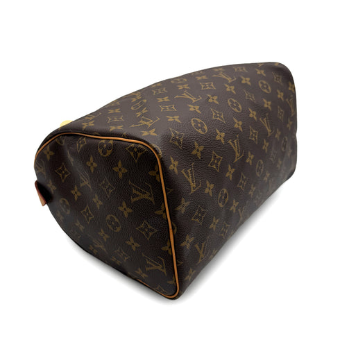 LOUIS VUITTON MONOGRAM SPEEDY 30 HAND BAG BROWN M41108 90319152