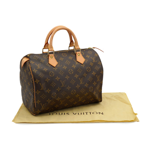 LOUIS VUITTON MONOGRAM SPEEDY 30 HAND BAG BROWN M41526 90328687